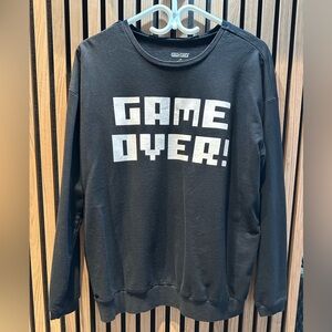 Black 'Game Over!' Sweatshirt